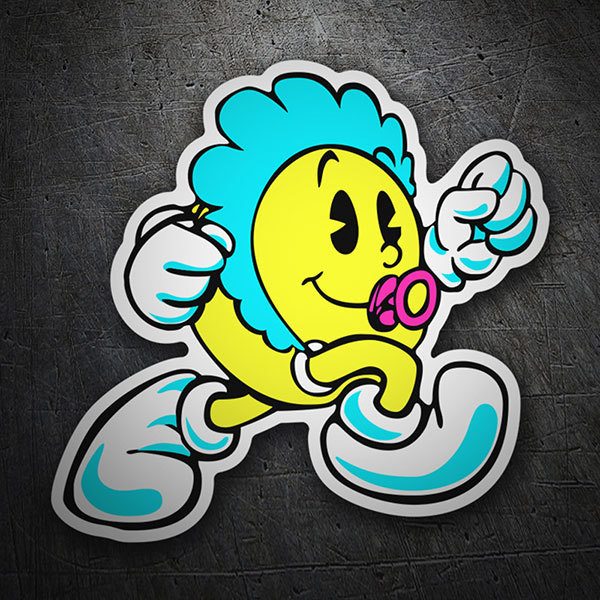 Car & Motorbike Stickers: Baby Pac-Man