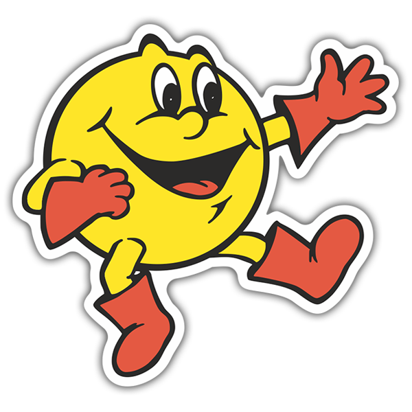 Car & Motorbike Stickers: Pac-Man Dance