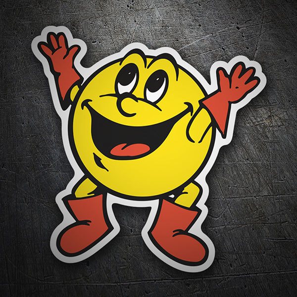 Car & Motorbike Stickers: Pac-Man Jump 1