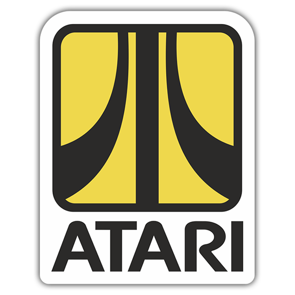 Car & Motorbike Stickers: Atari Retro