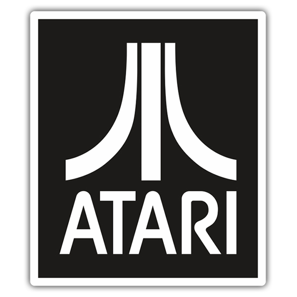 Car & Motorbike Stickers: Atari Negative
