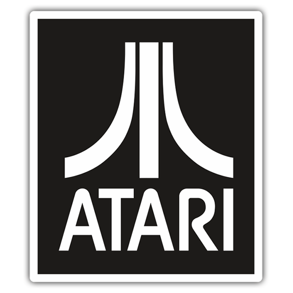 Car & Motorbike Stickers: Atari Negative 0