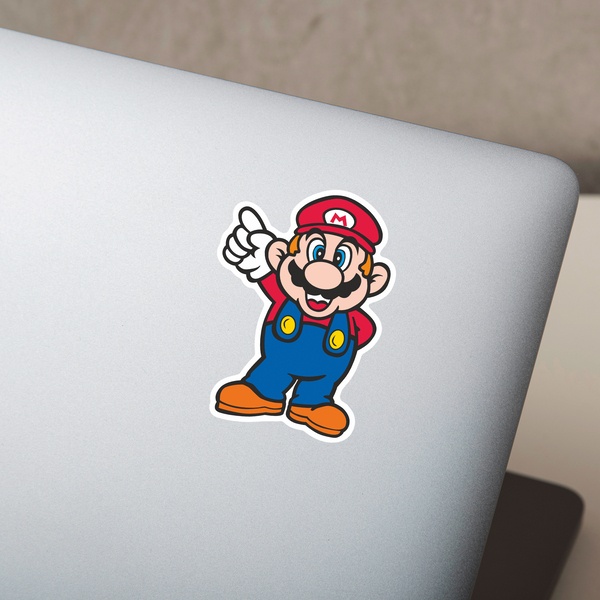 Super Mario Waving Sticker 0