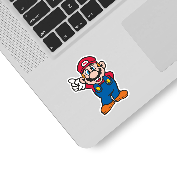 Super Mario Waving Sticker 2