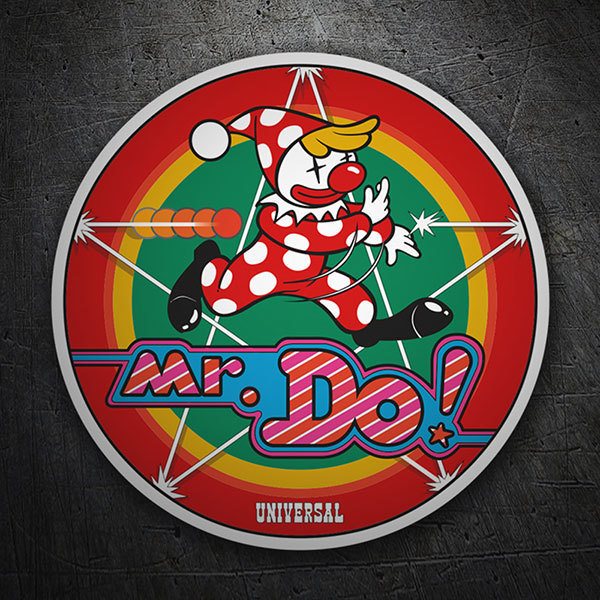 Car & Motorbike Stickers: Mr. Do! Logo