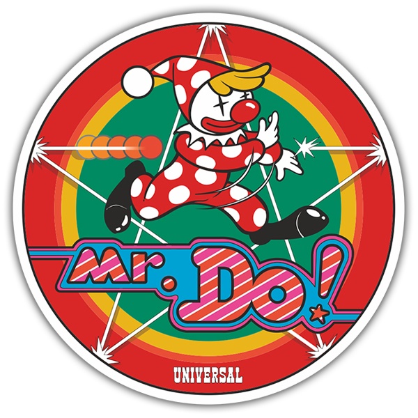 Car & Motorbike Stickers: Mr. Do! Logo