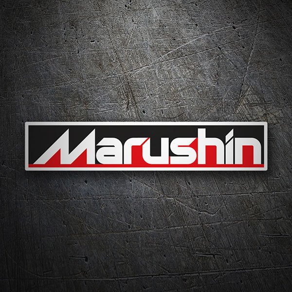 Car & Motorbike Stickers: Marushin Logo 1