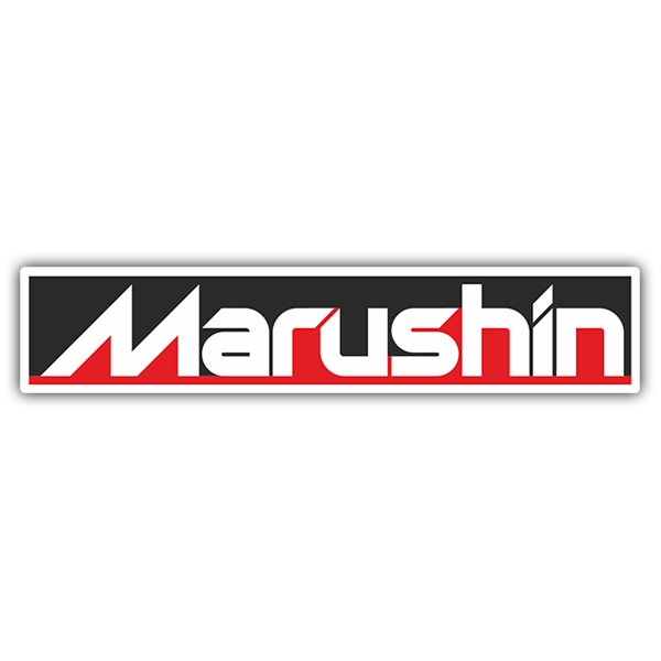 Car & Motorbike Stickers: Marushin Logo