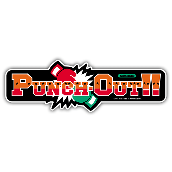 Car & Motorbike Stickers: Punch-Out!! 0
