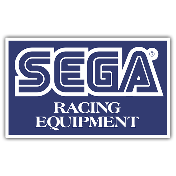 Car & Motorbike Stickers: Sega Racing Equipment