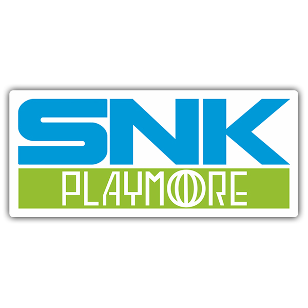 Car & Motorbike Stickers: SNK Playmore in Large and Circular Text