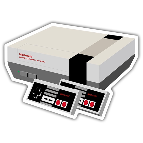 Car & Motorbike Stickers: Nintendo Entertainment System