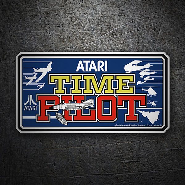 Car & Motorbike Stickers: Time Pilot