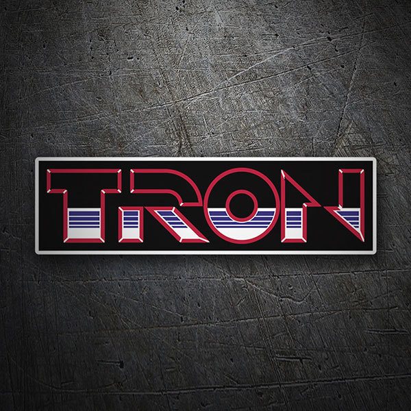 Car & Motorbike Stickers: Tron
