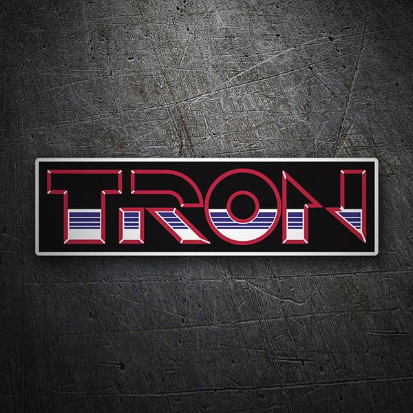 Car & Motorbike Stickers: Tron