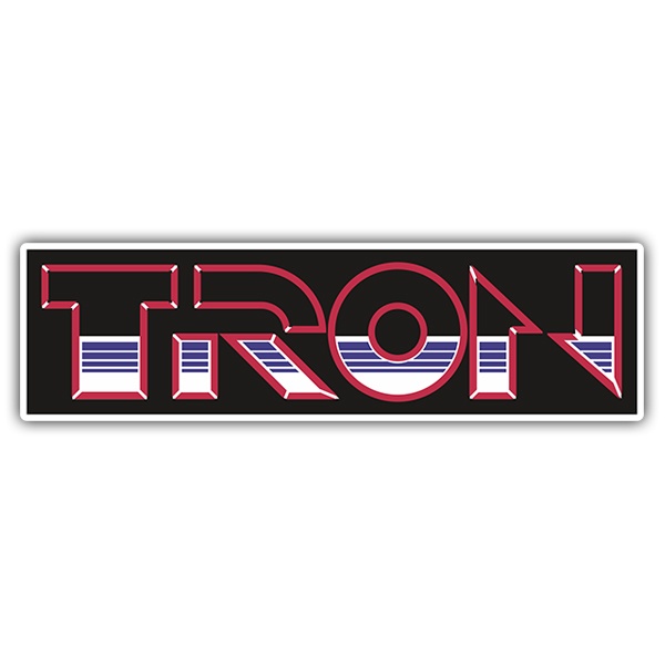 Car & Motorbike Stickers: Tron
