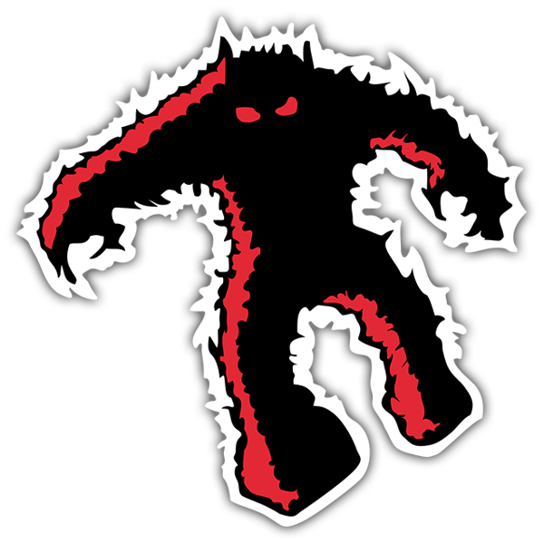 Car & Motorbike Stickers: Space Invaders Monster
