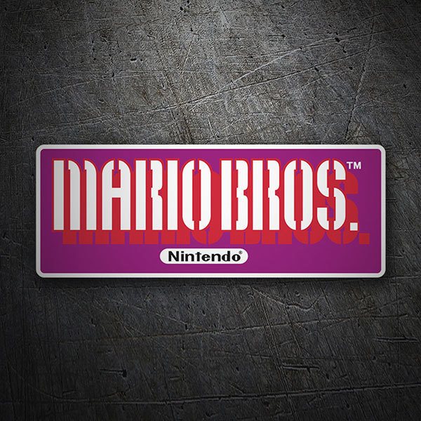 Car & Motorbike Stickers: Super Mario Bros Nintendo