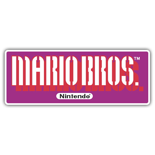 Car & Motorbike Stickers: Super Mario Bros Nintendo