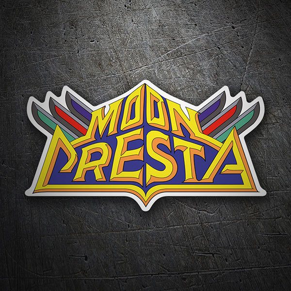Car & Motorbike Stickers: Moon Cresta 1