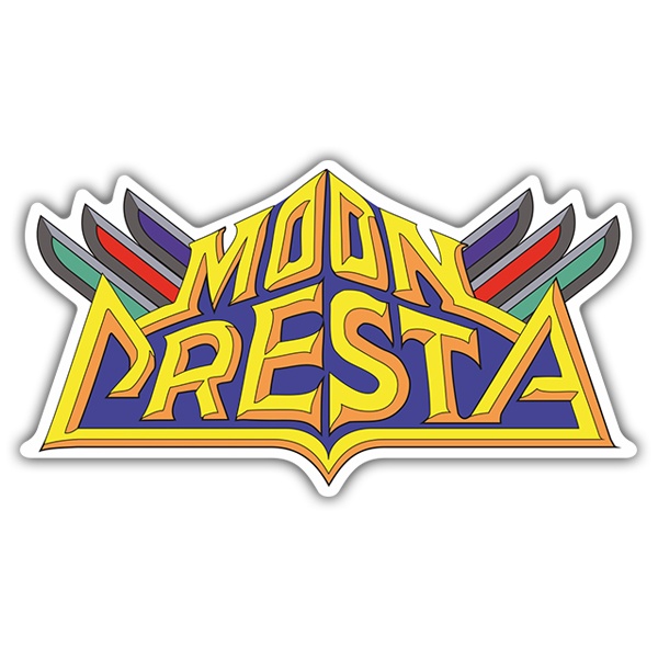 Car & Motorbike Stickers: Moon Cresta