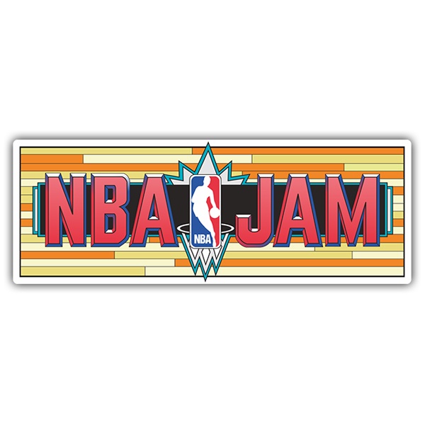 Car & Motorbike Stickers: NBA Jam