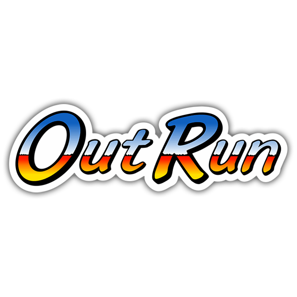 Car & Motorbike Stickers: Out Run 0