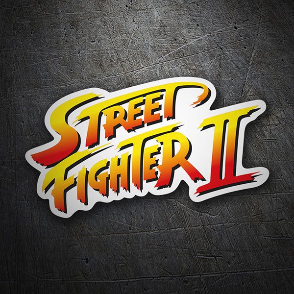 Car & Motorbike Stickers: Street Fighter II Logo 1