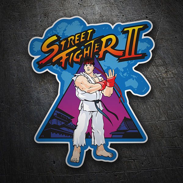 Car & Motorbike Stickers: Ryu (Street Fighter II)