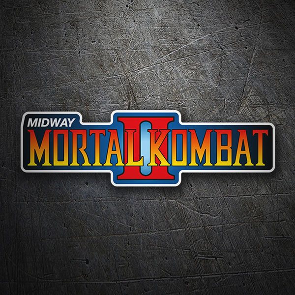 Car & Motorbike Stickers: MIDWAY MORTAL KOMBAT II