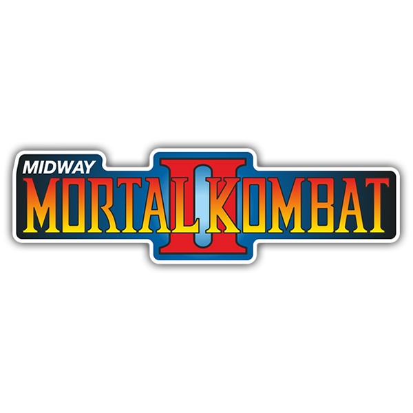 Car & Motorbike Stickers: MIDWAY MORTAL KOMBAT II