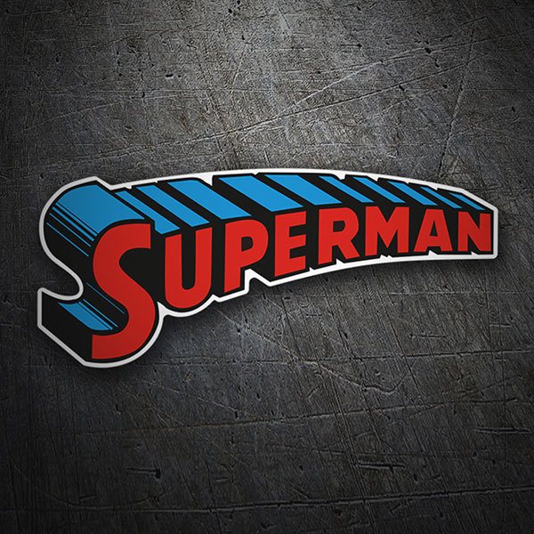 Car & Motorbike Stickers: Superman