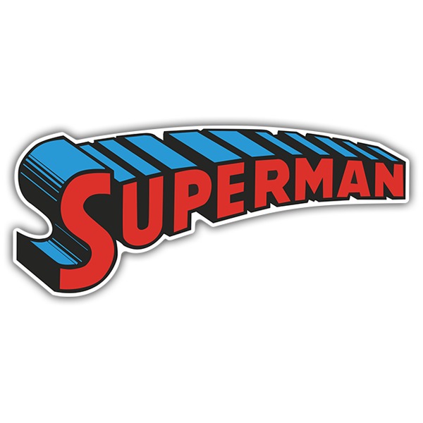 Car & Motorbike Stickers: Superman Arcade 0