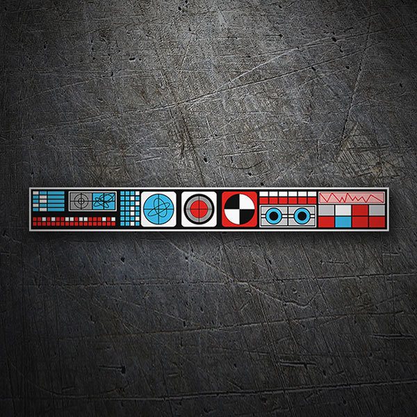 Car & Motorbike Stickers: Arcade Control Panel