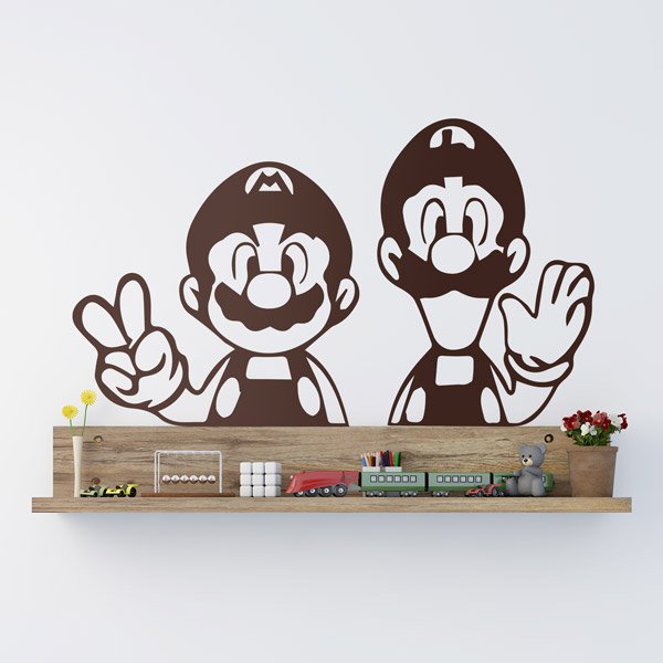 Stickers for Kids: Mario and Luigi