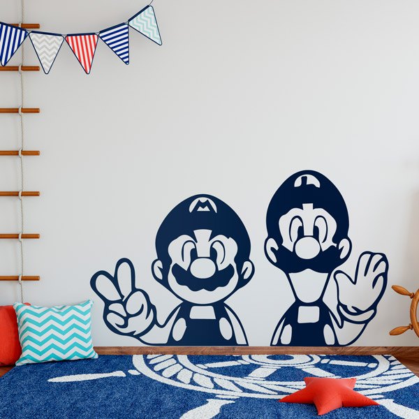 Stickers for Kids: Mario and Luigi