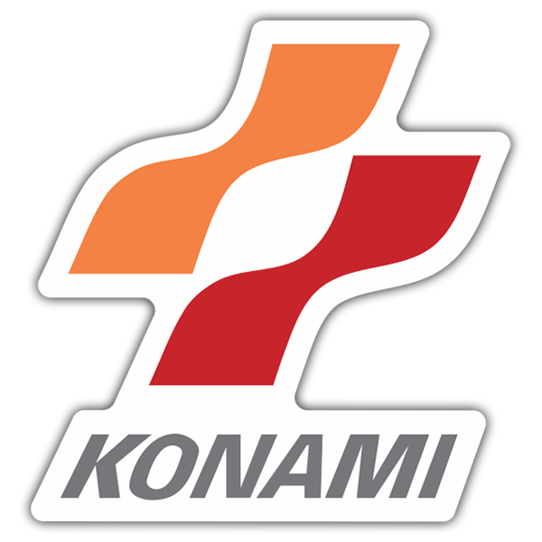 Car & Motorbike Stickers: Konami Logo