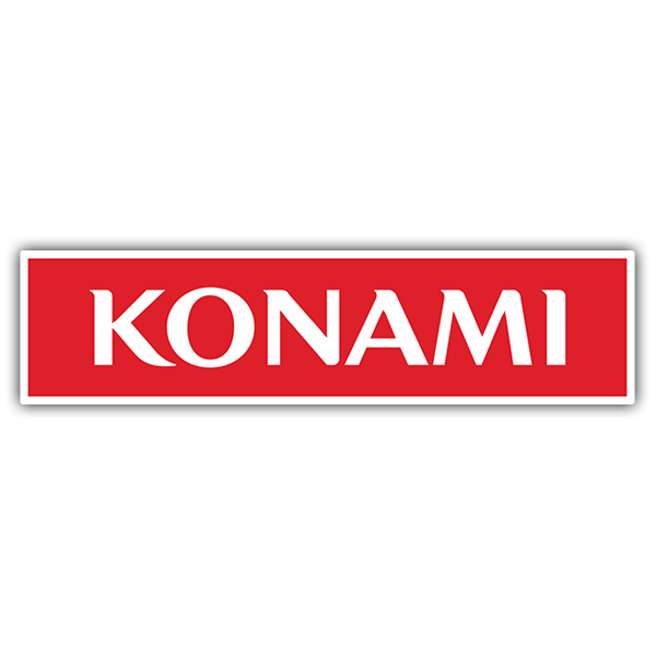 Car & Motorbike Stickers: Konami Logo
