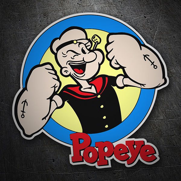 Car & Motorbike Stickers: Popeye the Sailor Man