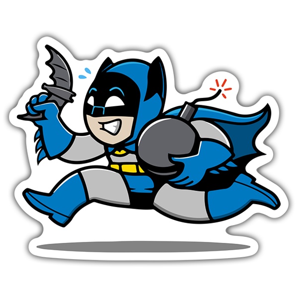 Car & Motorbike Stickers: Batman Cartoon