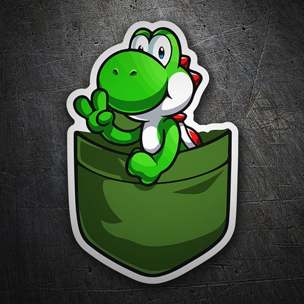 Car & Motorbike Stickers: Yoshi in your pocket