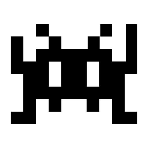 Car & Motorbike Stickers: Space Invaders Martian 