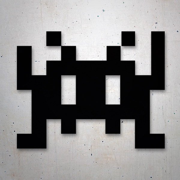 Car & Motorbike Stickers: Space Invaders Martian 