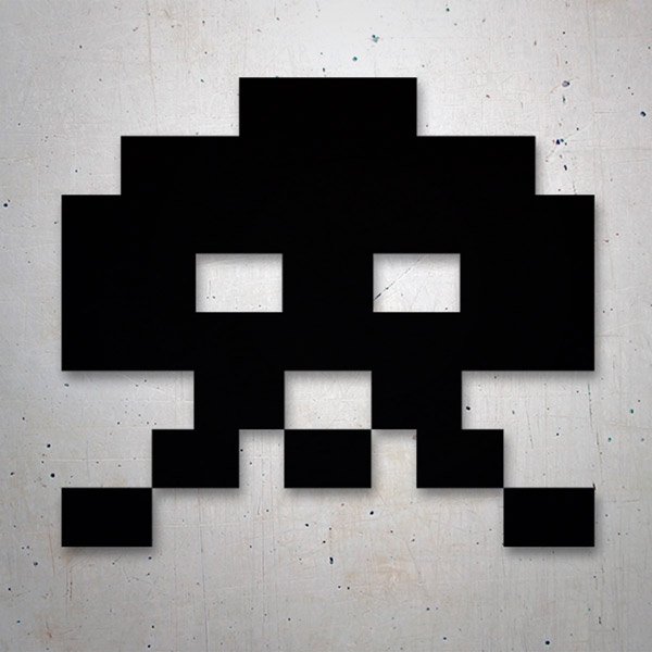 Car & Motorbike Stickers: Space Invaders Martian II