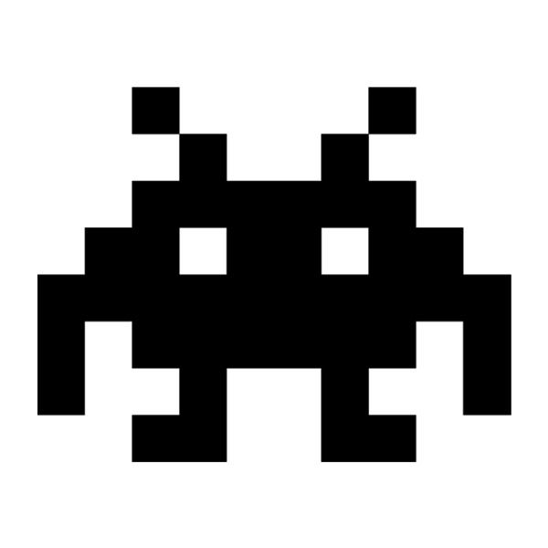 Car & Motorbike Stickers: Space Invaders Martian III