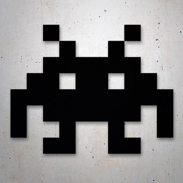 Car & Motorbike Stickers: Space Invaders Martian III