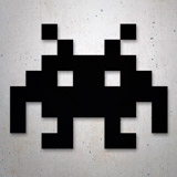 Car & Motorbike Stickers: Space Invaders Martian III 2