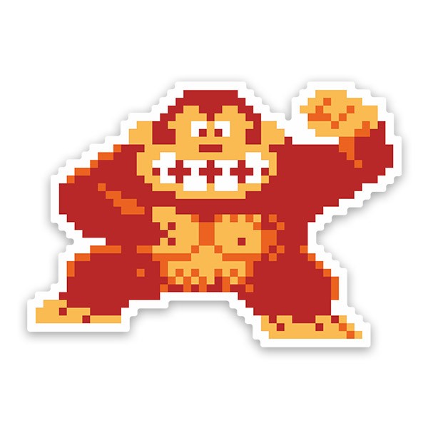 Car & Motorbike Stickers: Donkey Kong II