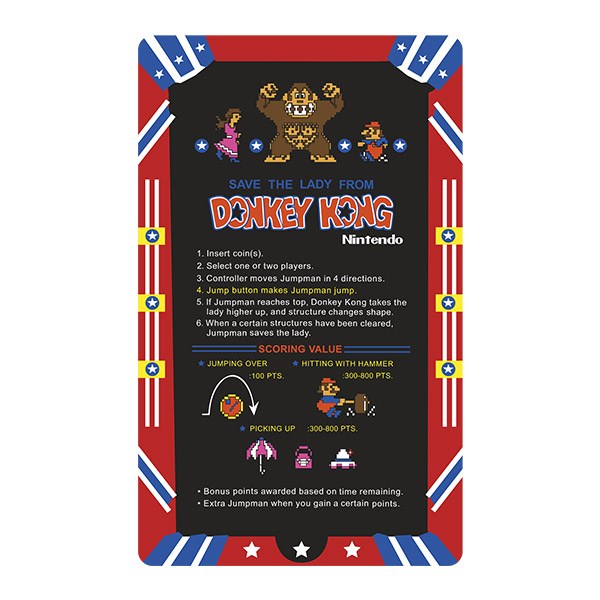 Car & Motorbike Stickers: Donkey Kong Nintendo