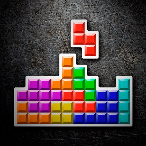 Car & Motorbike Stickers: Tetris Block of Parts